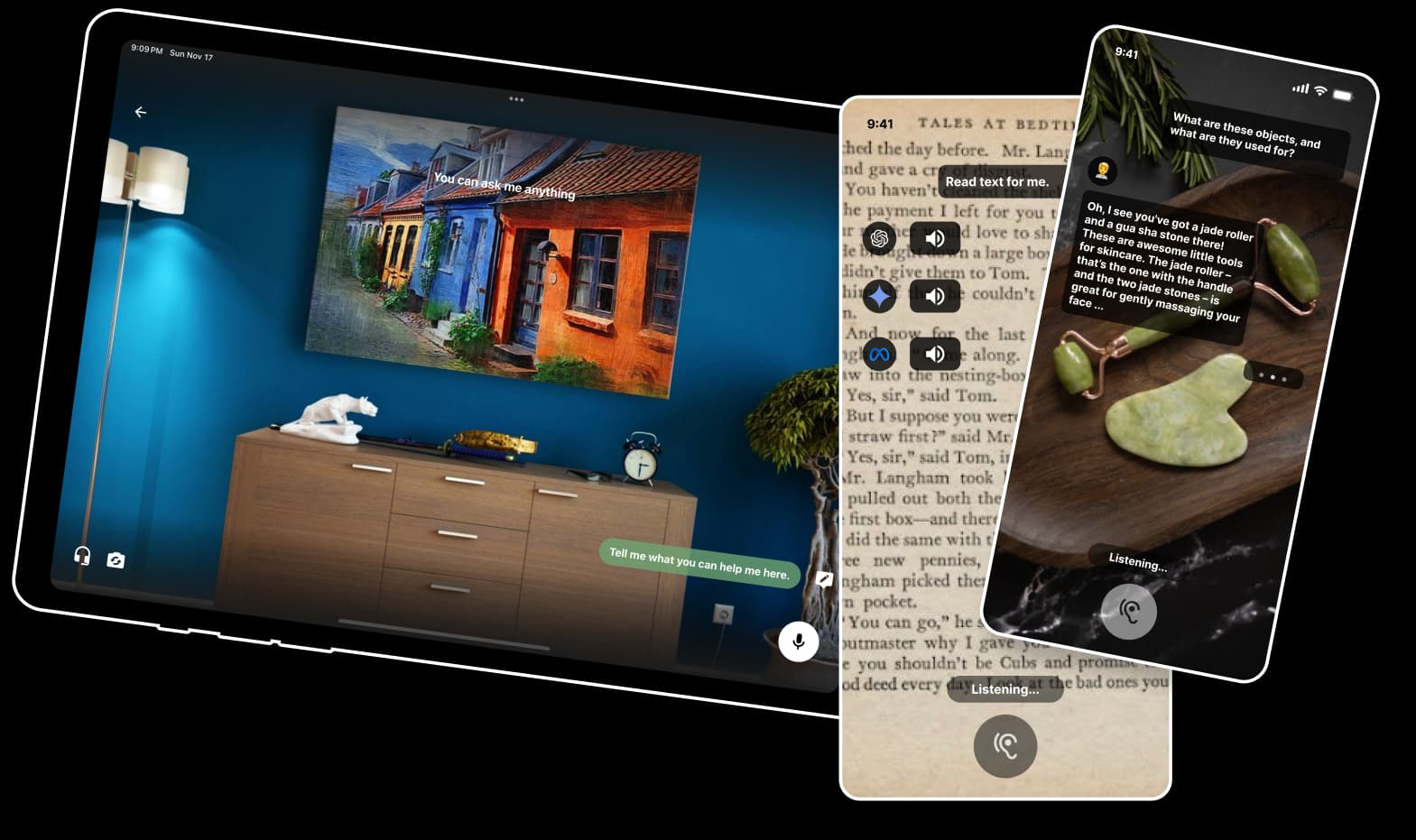 ChatCam delivers real-time AI vision analysis on your phone and tablet.